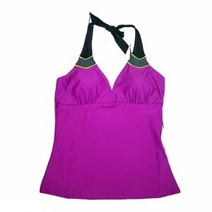 EVERLAST SPORT Tankini Halter Swim Top Size 16
